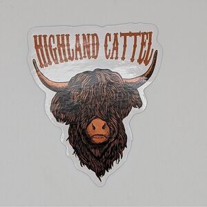 Highland Cow‎ Sticker
